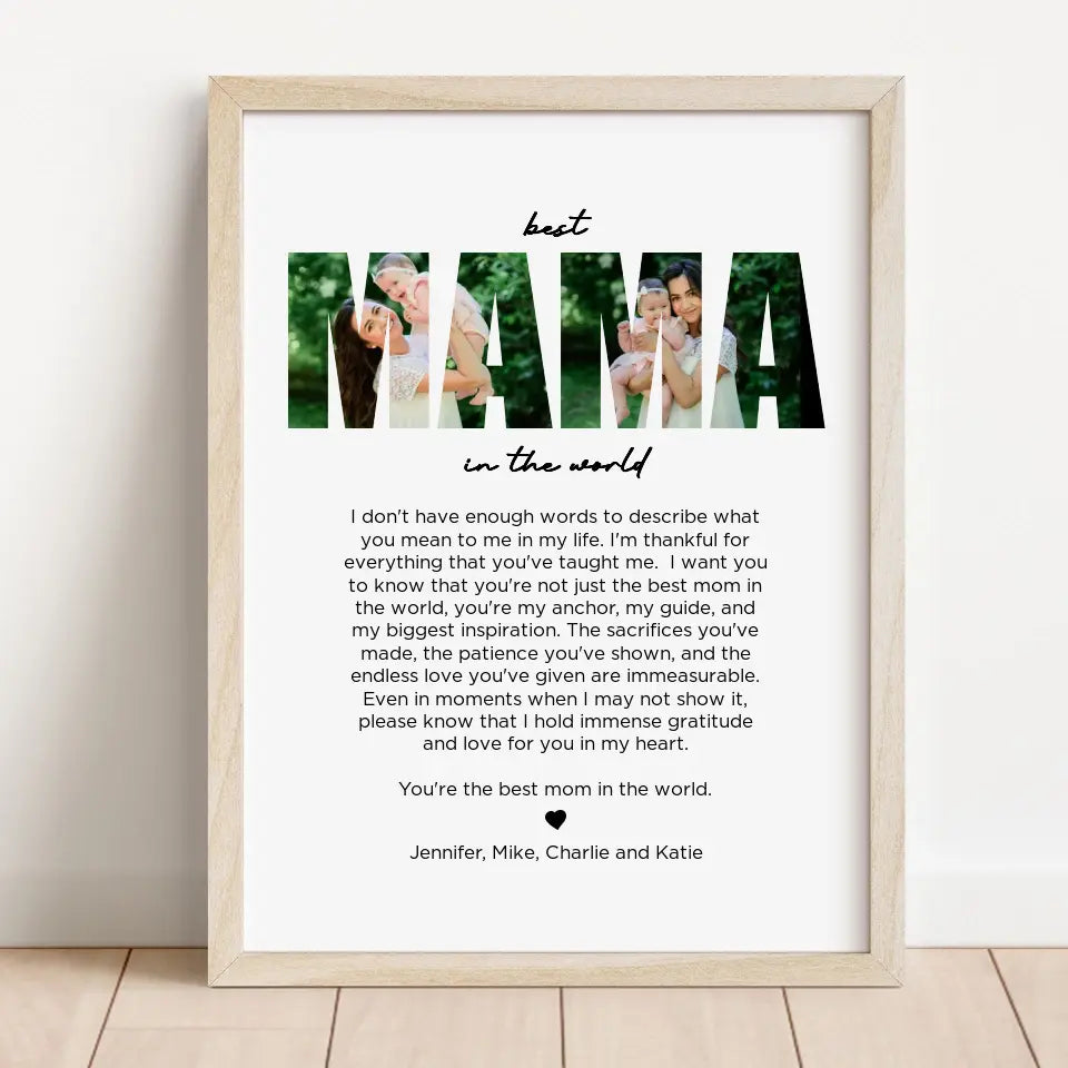 Personalized Mama Frame