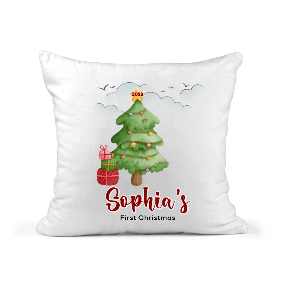 "Ginger Christmas" Personalized Pillow