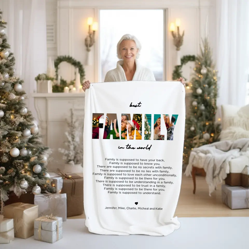 Personalized Family Blanket