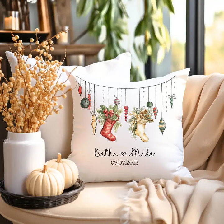 Personalized Names Stocking Pillows