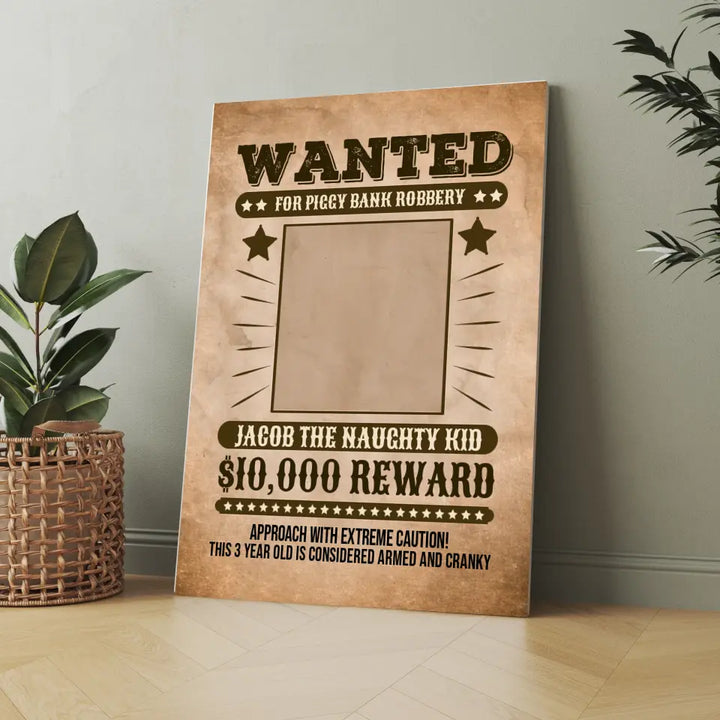 Canvas "Wanted"