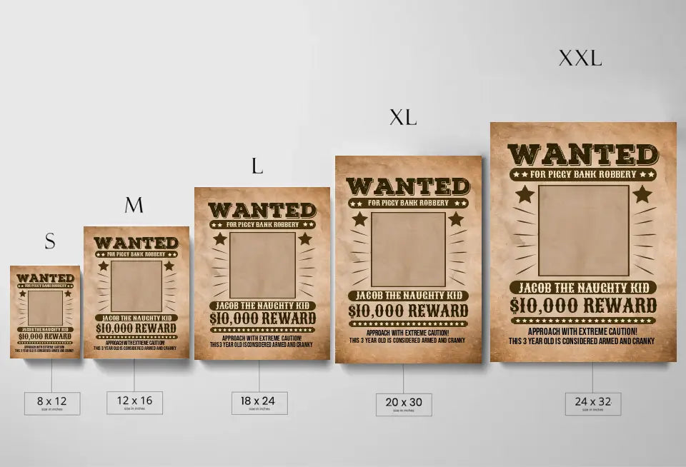 Canvas "Wanted"