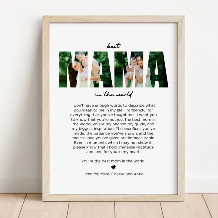 Personalized Mama Frame