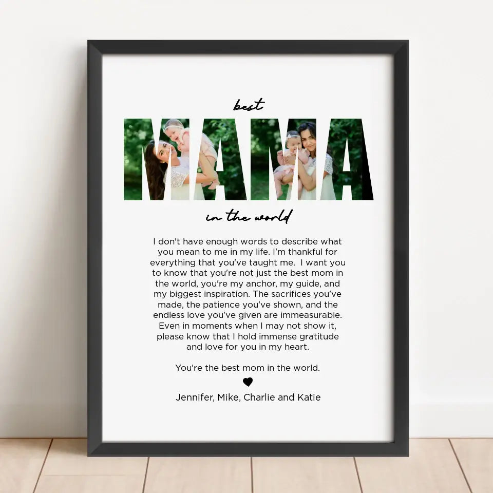 Personalized Mama Frame